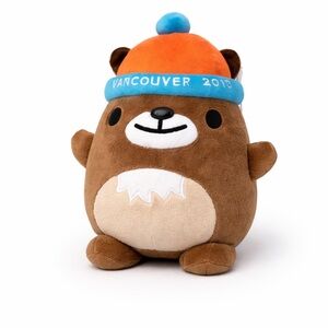 Vancouver 2010 Souvenir Plush Bear - Brown with Orange Hat
